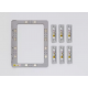 Magnetic Embroidery Frame 4" x 7" for Clip-On Frame Machines Magnetic Embroidery Frame 4" x 7" for Clip-On Frame Machines