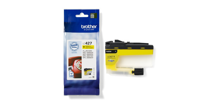 Yellow Ink Cartridge LC427Y for PrintModa Studio Fabric Printer HL-JF1 Yellow Ink Cartridge LC427Y for PrintModa Studio Fabric Printer HL-JF1