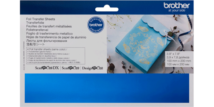 Brother ScanNCut Foil Sheets CAFTSBLU1 - Blue Brother ScanNCut Foil Sheets CAFTSBLU1 - Blue