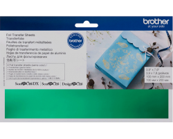 Brother ScanNCut Foil Sheets CAFTSGRN1 - Green Brother ScanNCut Foil Sheets CAFTSGRN1 - Green
