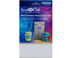 Brother ScanNCut Mini Printable Sticker Sheet Set CAPSSMINI1 Brother ScanNCut Mini Printable Sticker Sheet Set CAPSSMINI1