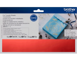 Brother ScanNCut Foil Sheets CAFTSRED1 - Red Brother ScanNCut Foil Sheets CAFTSRED1 - Red