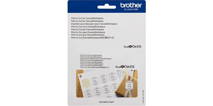 Brother ScanNCut Print to Cut for CanvasWorkspace CADXPRNTCUT1 Brother ScanNCut Print to Cut for CanvasWorkspace CADXPRNTCUT1