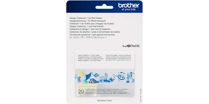 Brother ScanNCut Roll Feeder Design Collection 1 CADXRFDP01 Brother ScanNCut Roll Feeder Design Collection 1 CADXRFDP01