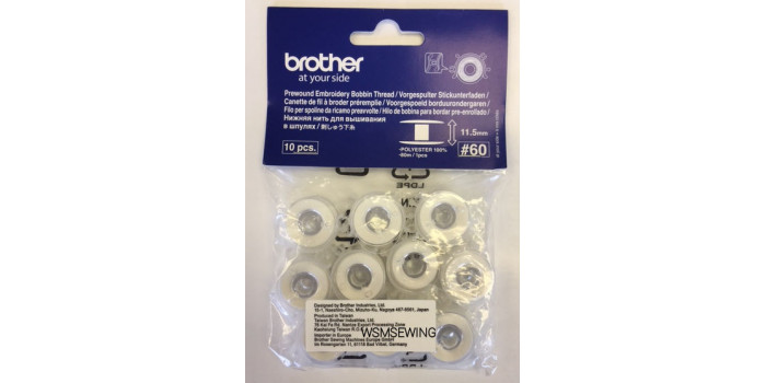 Brother Prewound Embroidery Bobbin Thread (For Combination Machines) Brother Prewound Embroidery Bobbin Thread (For Combination Machines)