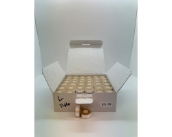 Prewound Bobbins Size L Cardboard Sided - Pack of 144 White 60wt Prewound Bobbins Size L Cardboard Sided - Pack of 144 White 60wt
